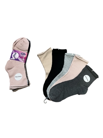 Женские носки без резинки 5 штук в пачке  blf