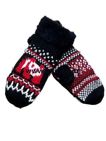 Детские теплые варежки