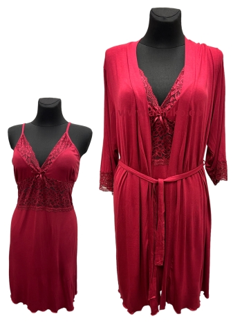 Naiste hommikumantli ja öösärgi komplekt ”atik”