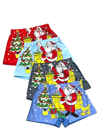 Детские новогодние боксеры