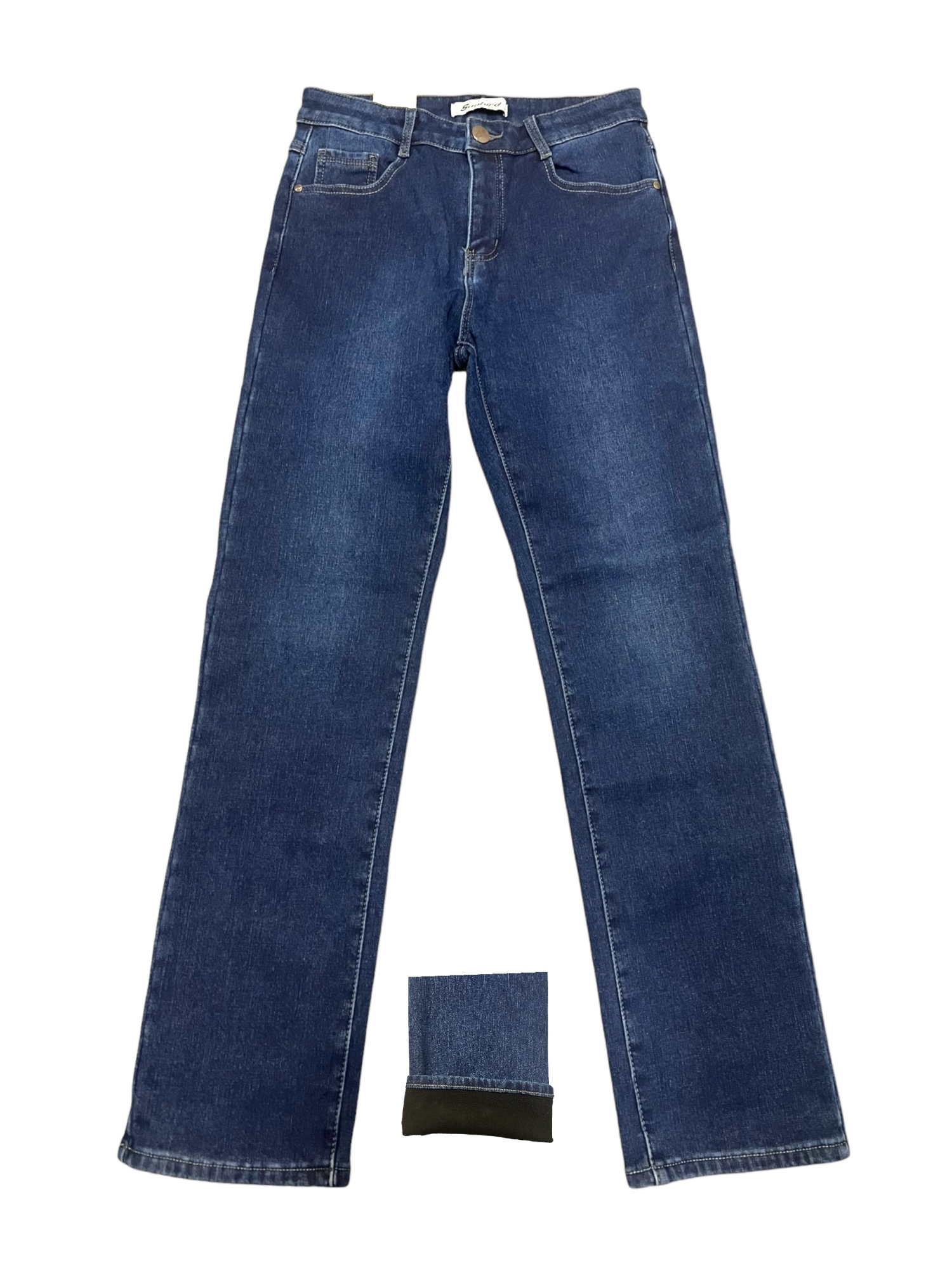 Женские тёплые джинсы на флизовой подкладке sunbird