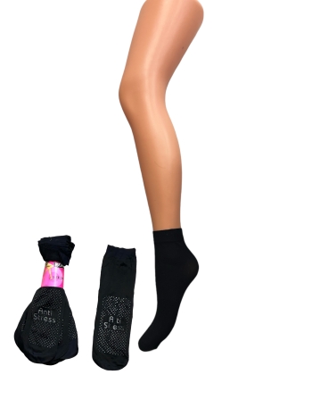 Женские носки капроновые со стопором rehe