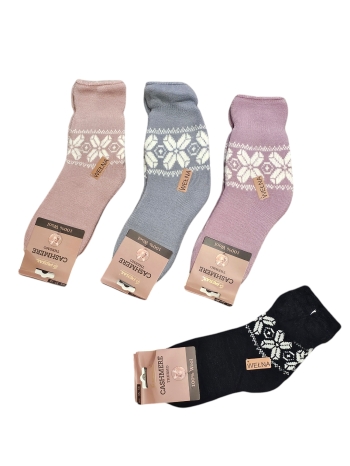 Женсеие тёплые носки cashmere thermo
