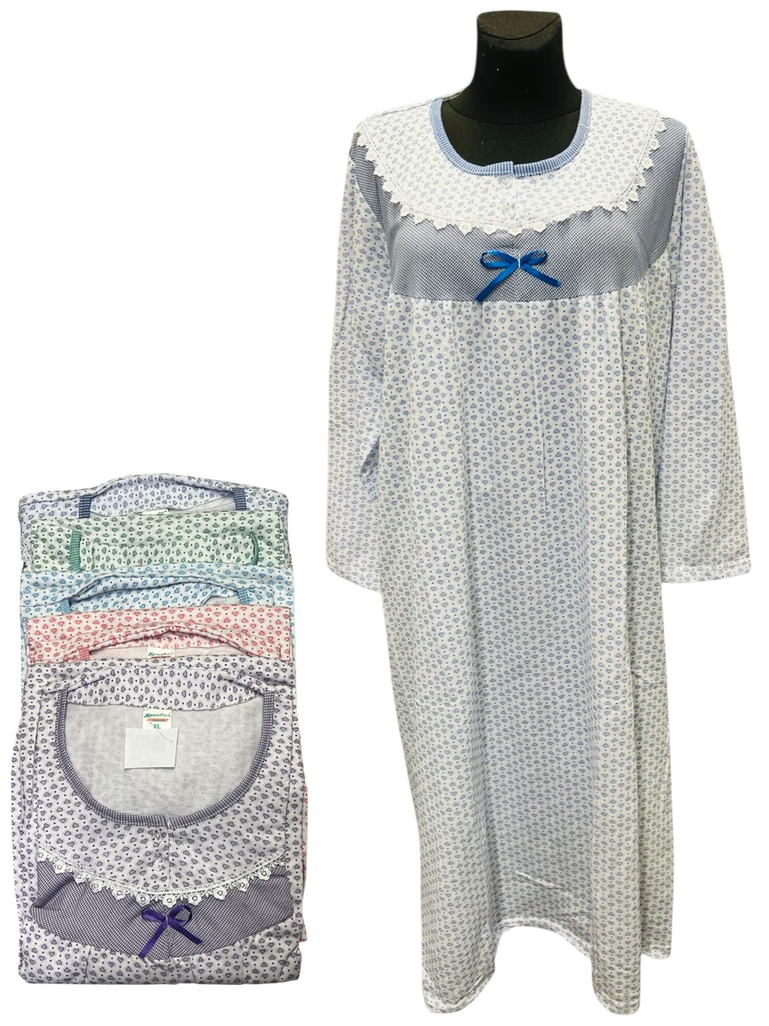 Женская тёплая ночная рубашка "Sentina"